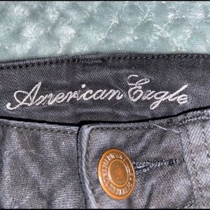 Black American eagle jeans